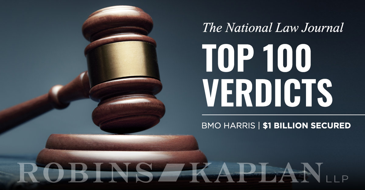 National Law Journal Top 100 Verdicts of 2022