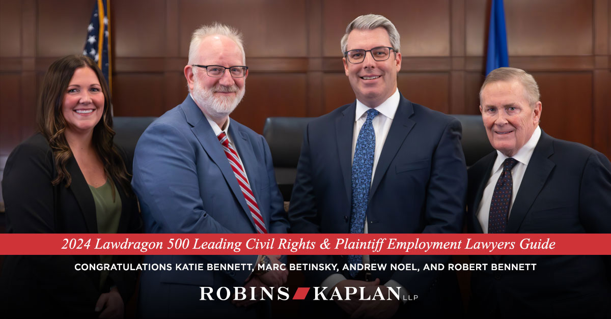 Four Partners Named To Lawdragon 500 Leading Civil Rights & Plaintiff ...